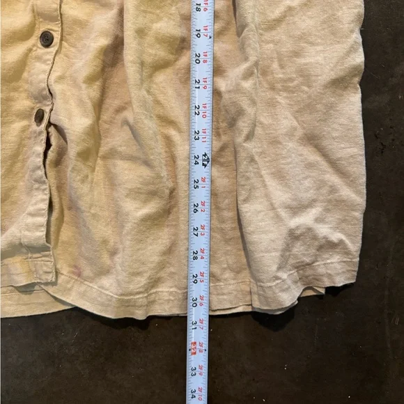 Universal Thread Paperbag Waist Linen Blend Midi Skirt - Picture 10 of 10